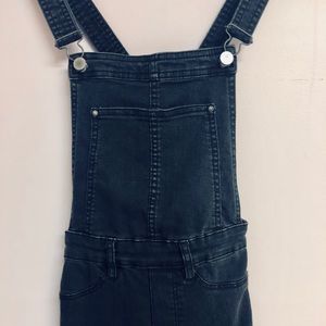 H&M Faded Black Overalls